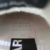 Golden Goose Superstar Sneakers Nude Suede & Gold Metallic Leather Size 37