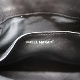 Isabel Marant Beeka Tasseled Bucket Bag Yellow Snake-Embossed Leather Crossbody