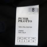 Peter Pilotto Cutout Dress Red Floral Print Size US 4 Sleeveless Sheath