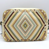 Valentino Rockstud Native Couture 1975 Camera Bag Printed Leather Crossbody