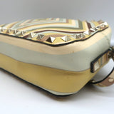 Valentino Rockstud Native Couture 1975 Camera Bag Printed Leather Crossbody