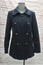 7 For All Mankind Peacoat Navy Wool Size Extra Small Double Breasted Jacket