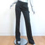 Gucci 2006 Silk Satin Trousers Black Size 40 Straight Leg Pants NEW
