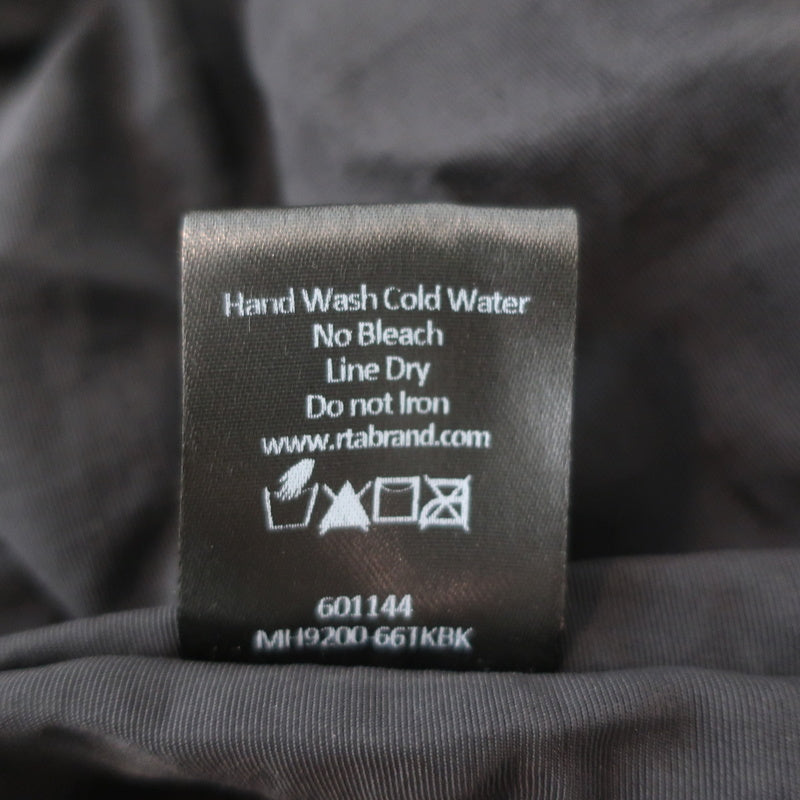 RtA Zip-Up Jacket Black Nylon Size Small