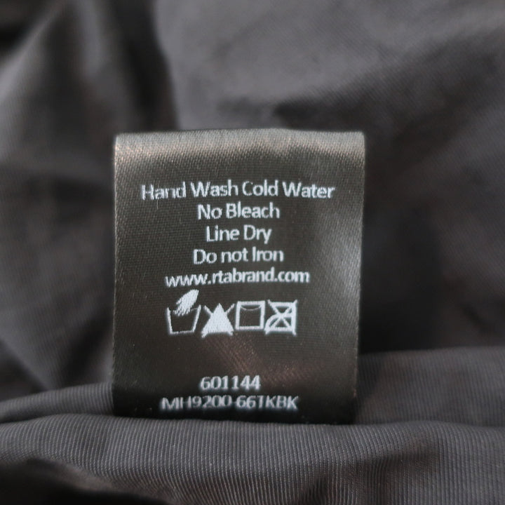 RtA Zip-Up Jacket Black Nylon Size Small