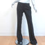 Gucci 2006 Crystal Clasp-Embellished Pants Black Stretch Wool Size 42