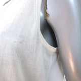 J Brand Sleeveless Top White Sheer-Paneled Cotton Blend Size Large