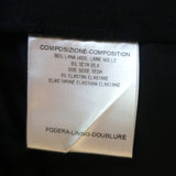 Gucci 2006 Crystal Clasp-Embellished Pants Black Stretch Wool Size 42