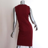 Gucci Dress Red Compact Jersey Size Small Sleeveless V-Neck Sheath available at CelebrityOwned.com img_6