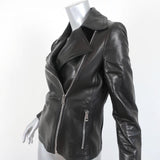 Gucci Knit-Back Leather Biker Jacket Black Size 40 Motorcycle Jacket available at CelebrityOwned.com img_4