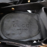 Gucci Sandals Black Studded Leather Size 7.5 Crisscross Slingback Heels available at CelebrityOwned.com img_10