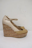 Gucci Striped Wedge Mary Jane Pumps Eilin Cream Leather & Tan Patent Size 38 available at CelebrityOwned.com img_2