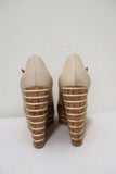 Gucci Striped Wedge Mary Jane Pumps Eilin Cream Leather & Tan Patent Size 38 available at CelebrityOwned.com img_8