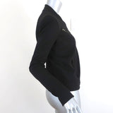 HELMUT Helmut Lang Moto Jacket Hammer Black Stretch Ponte Knit Size Small available at CelebrityOwned.com img_4