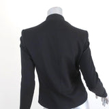 HELMUT Helmut Lang Moto Jacket Hammer Black Stretch Ponte Knit Size Small available at CelebrityOwned.com img_5