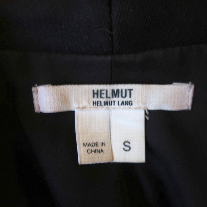 HELMUT Helmut Lang Moto Jacket Hammer Black Stretch Ponte Knit Size Small available at CelebrityOwned.com img_6