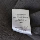 HELMUT Helmut Lang Top Breeze Gray Crinkled Chiffon Size Small Sleeveless Blouse available at CelebrityOwned.com img_8