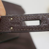HERMES Birkin 35cm Brown Togo Leather/Palladium Hardware K Stamp-2007 available at CelebrityOwned.com img_13