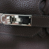 HERMES Birkin 35cm Brown Togo Leather/Palladium Hardware K Stamp-2007 available at CelebrityOwned.com img_3