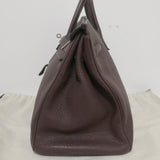 HERMES Birkin 35cm Brown Togo Leather/Palladium Hardware K Stamp-2007 available at CelebrityOwned.com img_7