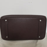 HERMES Birkin 35cm Brown Togo Leather/Palladium Hardware K Stamp-2007 available at CelebrityOwned.com img_8