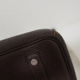 HERMES Birkin 35cm Brown Togo Leather/Palladium Hardware K Stamp-2007 available at CelebrityOwned.com img_9