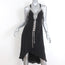 Haute Hippie Dress Bessie Black Crystal & Chain Embellished Silk Size Small