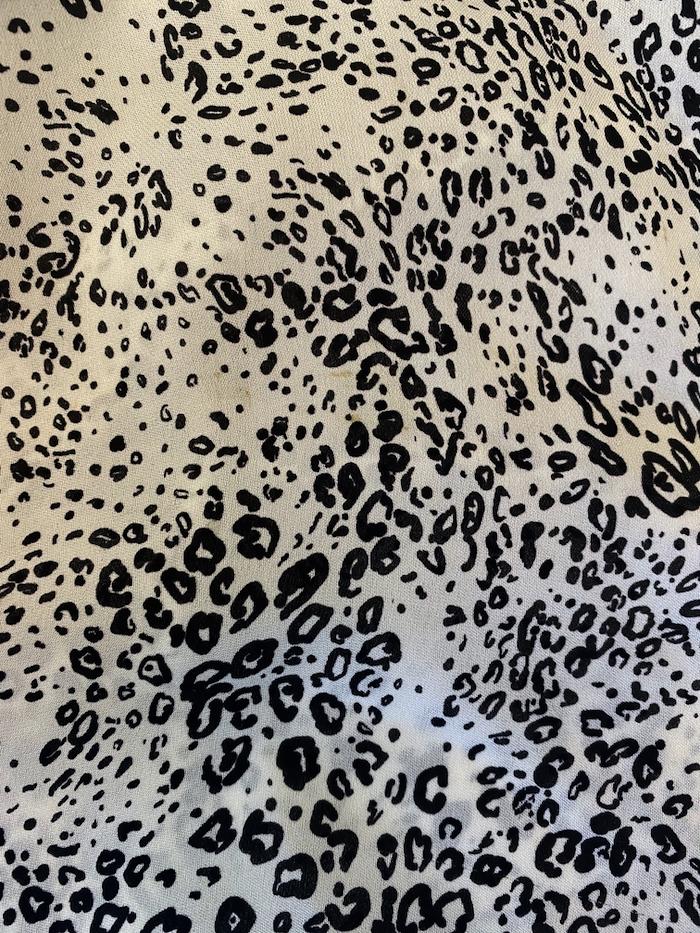 Haute Hippie Return of the Cowl Blouse White Leopard Print Silk Top Size Medium available at CelebrityOwned.com img_10