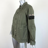Heartloom Military Jacket Allie Olive Cotton Size Small available at CelebrityOwned.com img_2