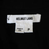 Helmut Lang Asymmetric Draped Blouse Black Lush Voile Size Petite Cap Sleeve Top available at CelebrityOwned.com img_6