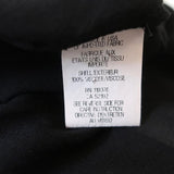 Helmut Lang Asymmetric Draped Blouse Black Lush Voile Size Petite Cap Sleeve Top available at CelebrityOwned.com img_7