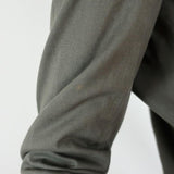 Helmut Lang Draped Moto Jacket Olive Stretch Cotton Size Petite available at CelebrityOwned.com img_6