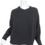 Helmut Lang Open Back Sweater Black Wool-Cashmere Ribbed Knit Size Extra Small