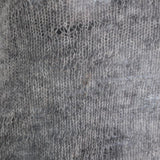 Helmut Lang Sweater Gray Uneven Stitch Knit Size Small V-Neck Pullover available at CelebrityOwned.com img_3