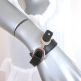 Hermes Pavane Double Tour Wrap Bracelet Black Leather Size Medium available at CelebrityOwned.com img_1
