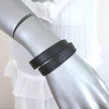 Hermes Pavane Double Tour Wrap Bracelet Black Leather Size Medium available at CelebrityOwned.com img_2