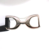 Hermes Pavane Double Tour Wrap Bracelet Black Leather Size Medium available at CelebrityOwned.com img_8