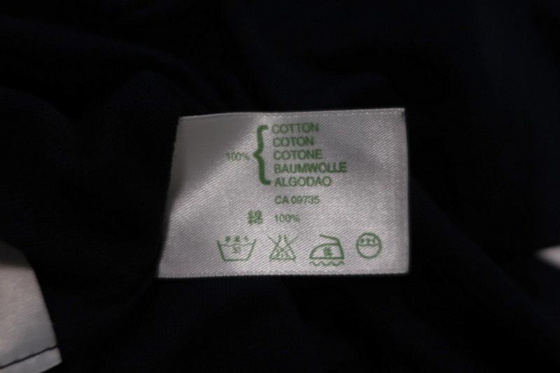 Herve Chapelier Cardigan Navy Cotton Knit Size Small Crewneck Sweater available at CelebrityOwned.com img_7