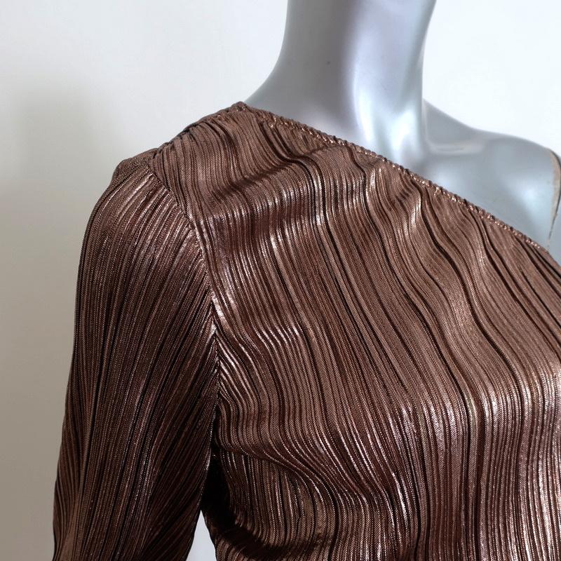 House of Harlow 1960 x Revolve Ross One Shoulder Top Rose Gold Size Medium NEW available at CelebrityOwned.com img_3
