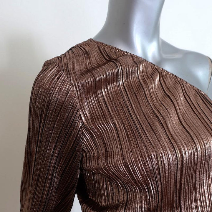 House of Harlow 1960 x Revolve Ross One Shoulder Top Rose Gold Size Medium NEW available at CelebrityOwned.com img_3