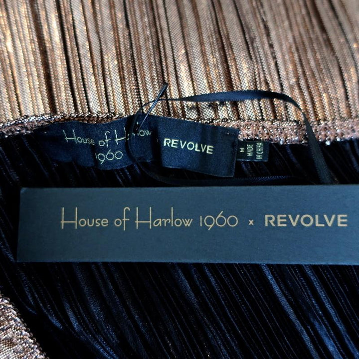 House of Harlow 1960 x Revolve Ross One Shoulder Top Rose Gold Size Medium NEW available at CelebrityOwned.com img_7