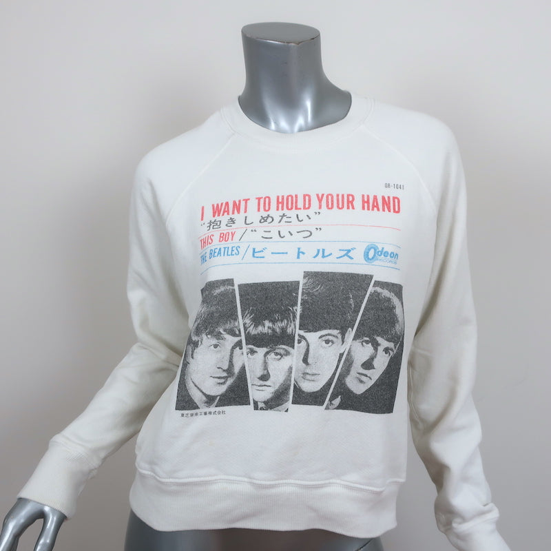 RE/DONE Beatles Classic Raglan Crewneck sweatshirt Small, front