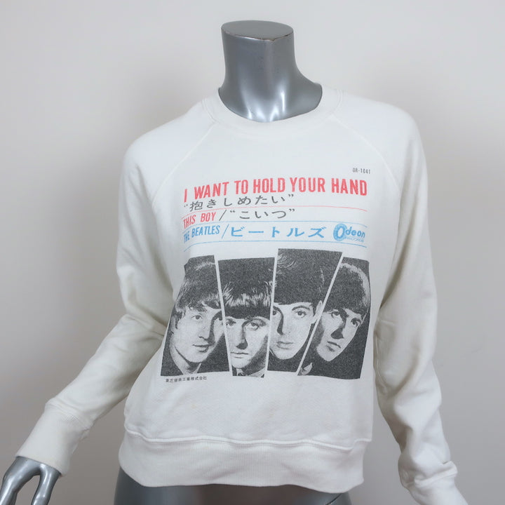 RE/DONE Beatles Classic Raglan Crewneck sweatshirt Small, front