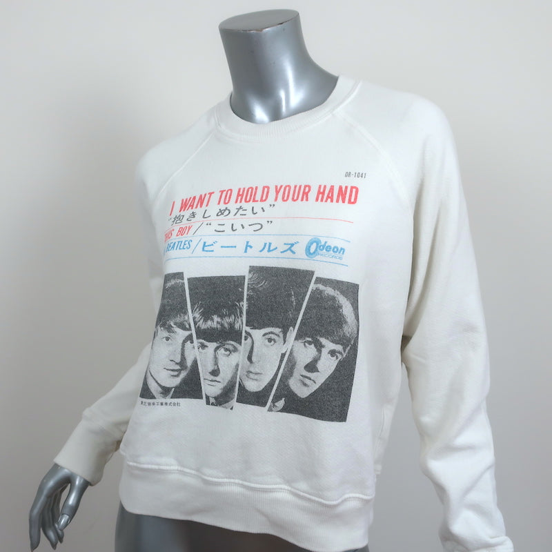 RE/DONE Beatles Classic Raglan Crewneck sweatshirt Small, back view