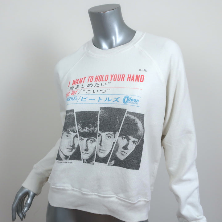 RE/DONE Beatles Classic Raglan Crewneck sweatshirt Small, back view