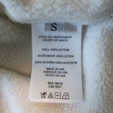 RE/DONE Beatles Classic Raglan Crewneck Sweatshirt Off-White Size Small