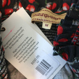 Muzungu Sisters Maxi Dress Alexia Black Snail Print Linen Size Medium NEW