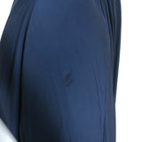 Calypso St. Barth Asymmetric Maxi Dress Sarah Navy Matte Satin Size Small