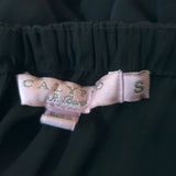 Calypso St. Barth Asymmetric Maxi Dress Sarah Navy Matte Satin Size Small