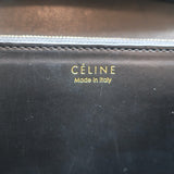 Celine Medium Classic Box Bag Gray/Cream Snakeskin Flap Bag